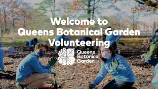 Welcome to Queens Botanical Garden Volunteering