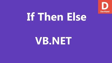 VB.Net If Then Else Condition