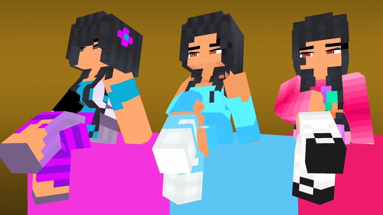 LUCKY SUPER IDOL MEME : MINECRAFT ANIMATION APHMAU 58