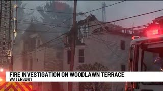 Four people displaced after two houses catch fire in Waterbury