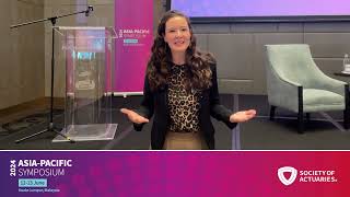SOA President-Elect and Vice Chair, Amanda Hug, 2024 SOA Asia-Pacific Annual Symposium Testimonial