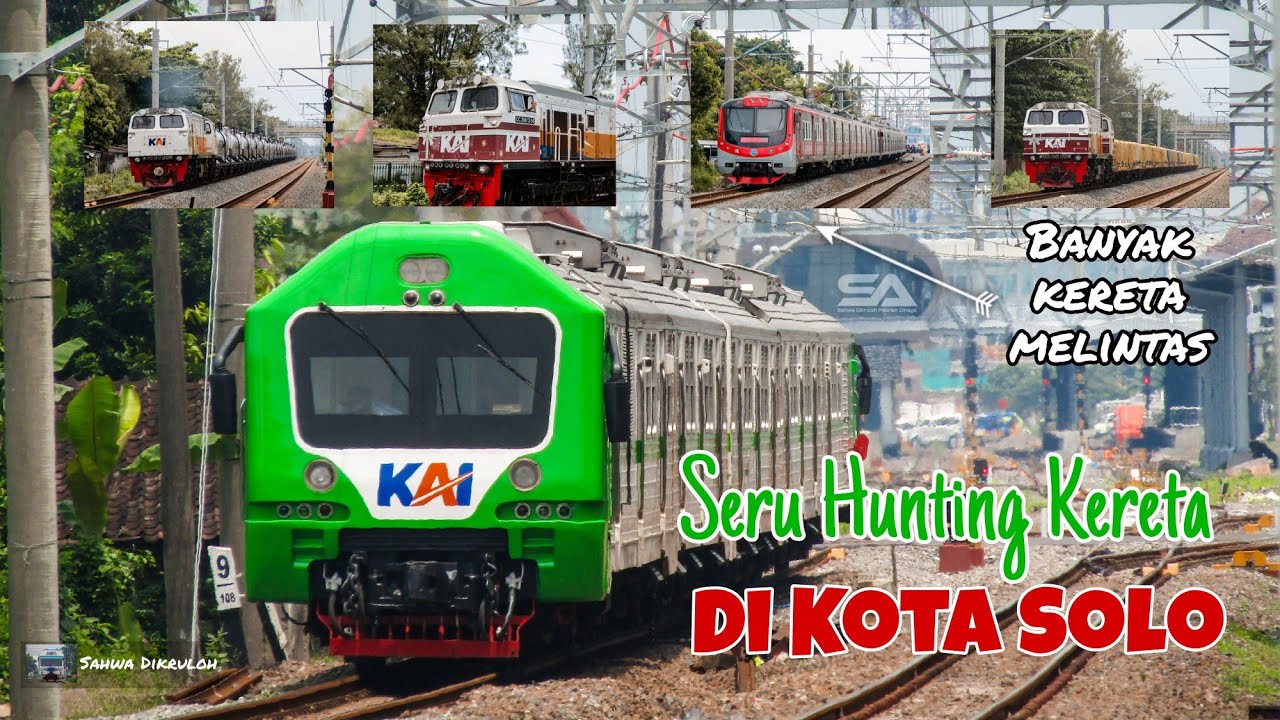 Serunya Hunting Di Dekat Stasiun Solo Balapan || Banyak kereta yang Melintas