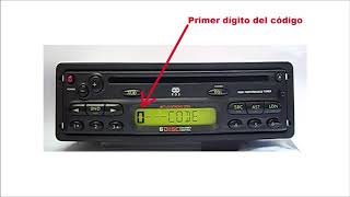 Error Enter And Deactivate Delphi Stereo Code For Chevrolet Zafira Astra Tracker S10 Corsa 