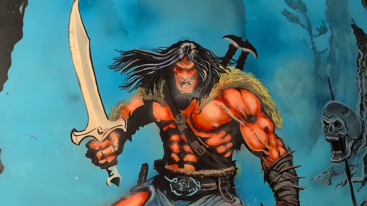 Conan Truck hood, finishing up. 