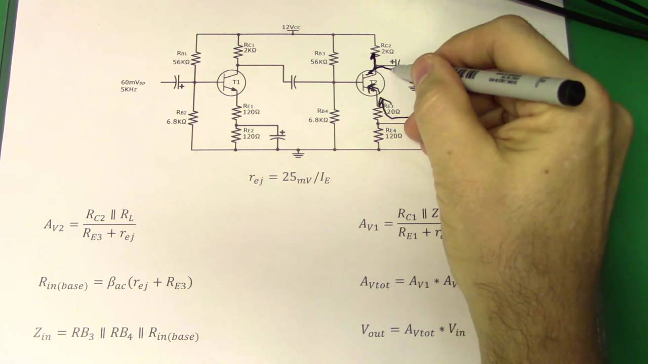 32 Multistage Transistor Amplifiers Youtube