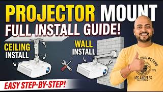 Projector Ceiling Mount Assembly & Setup 🔧 | Full Installation Guide | Spiro Infotech Dhanbad