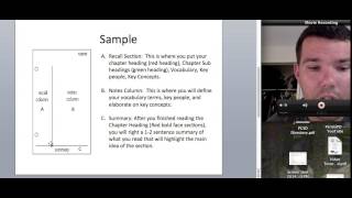 Cornell Notes for Mr. Meyers class