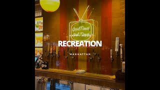 Famous Date night but make it fun 🏀🍹 @recreationnyc Profile