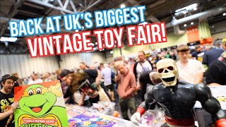 TOO MANY TOYS! Epic Vintage Toy Hunt at UK's Biggest Toy Fair, the NEC Birmingham!