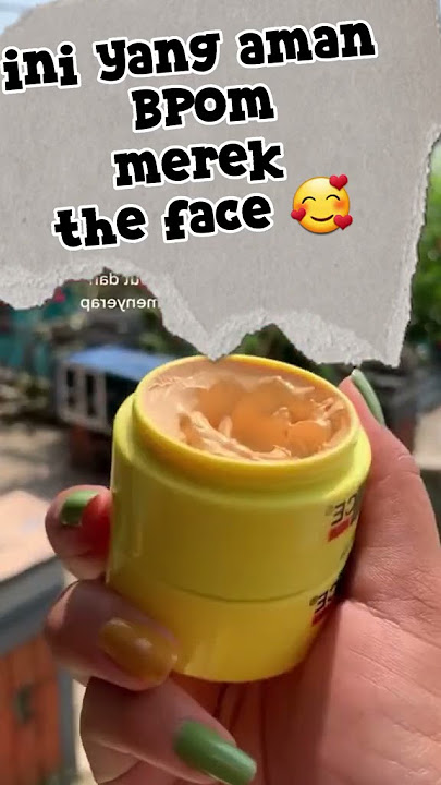 the face temulawak asli dan kw nih