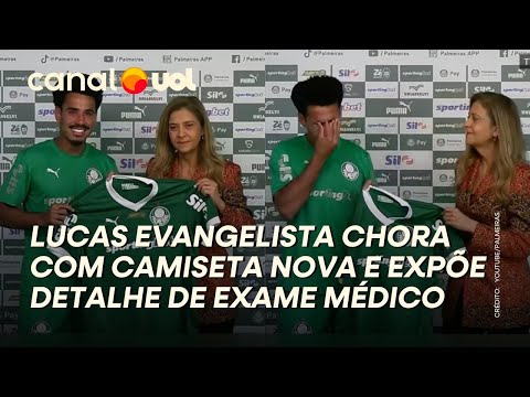 LUCAS EVANGELISTA CHORA EM APRESENTAÇÃO NO PALMEIRAS E REVELA ALTERAÇÃO EM EXAME