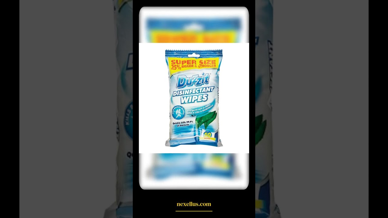 50 Pack Duzzit Disinfectant Wipes