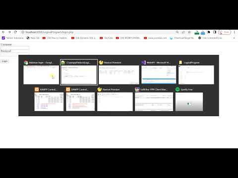 PHP Tutorial - Membuat form login berada di tengah layar dengan html dan php