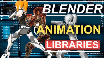 Blender 2.83 : Multiple Animation Libraries (In 30 Seconds!!!)