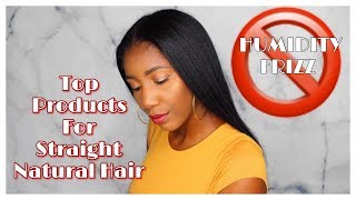 BEST PRODUCTS FOR HUMIDITY PROOF, ANTI FRIZZ STRAIGHT NATURAL HAIR | Simply Subrena