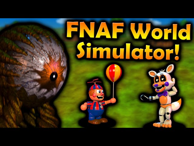We find LOLBIT! - FNAF World Simulator - Part 2 