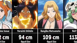 Biggest 𝓞𝓟𝓟𝓐𝓘 Sizes of Waifu in Bleach