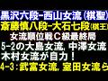 黒沢六段ｰ西山女流(棋聖)､斎藤慎八段ｰ大石七段(棋王)､女流C級、大島女流､中澤女流､木村女流が自力。　アユムの盤面なし評価値放送