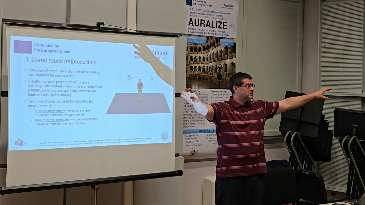 Erasmus+ "AURALIZE" - Lecture 4 - 5 May 2025  - Prof. Marko Horvat