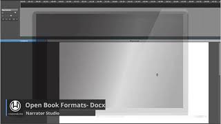 How to open your book in the DocX format in Narrator Studio | Hindenburg