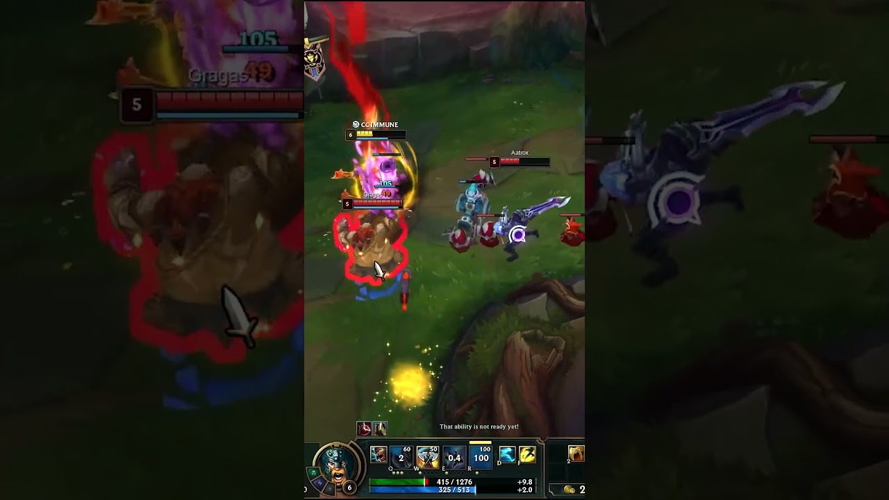 Wingsofdeath 1vs2 - Olaf Moment - League of Legends 