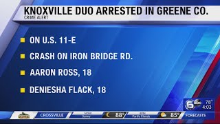 Knoxville duo arrested in Greene County