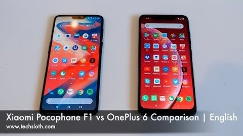 Xiaomi Pocophone F1 vs OnePlus 6 Comparison | English