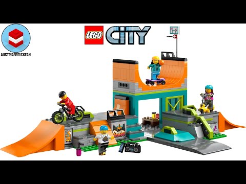 LEGO City 60364 Street Skate Park - LEGO Speed Build Review
