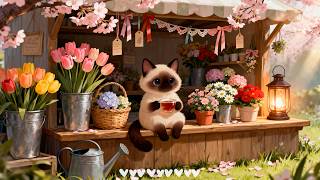 Siam Cat’s Coffee Corner ☕ Cozy Lofi Beats for Studying & Relaxing 🌸