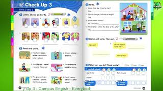 Everybody Up 3-Check up 3- Unit 5 and 6