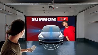 Teslas Summon Helpful When Garage Opener Broke