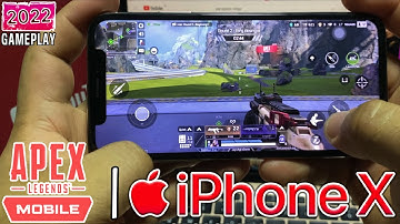 APEX Legends Mobile GAMEPLAY on iPhone X in 2022!? | (HIGHEST GRAPHICS & FRAME RATE) Handcam!!