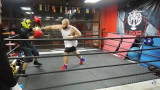 Spar With Coach Ijam. I Was Too Noob During This