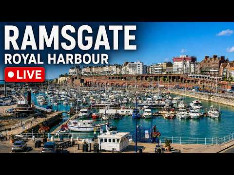 Ramsgate Royal Harbour LIVE Webcam 24/7, Inner Marina, Boats & Weather, Kent
