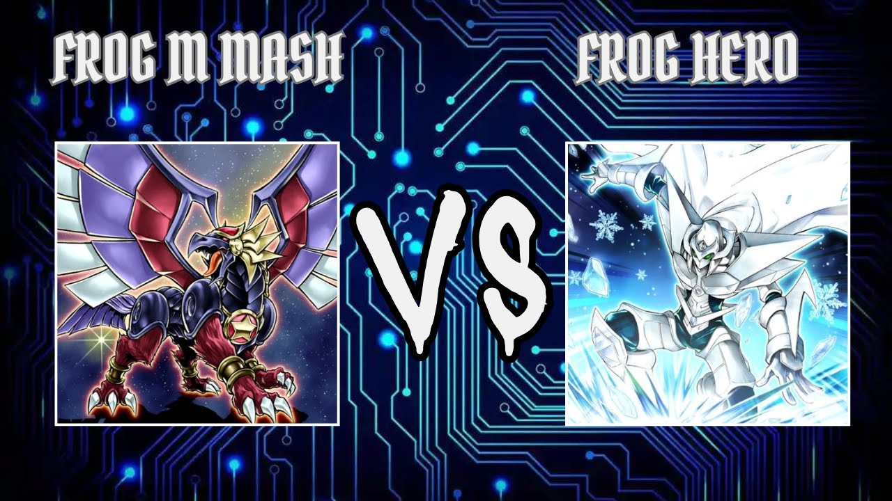Pontes(Frog Monster Mash) vs Ducktracey(Frog Hero) | Yugioh Edison Format | Dueling Book