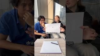 Is she cheating or just really smart? #challenge #tricks #trivia