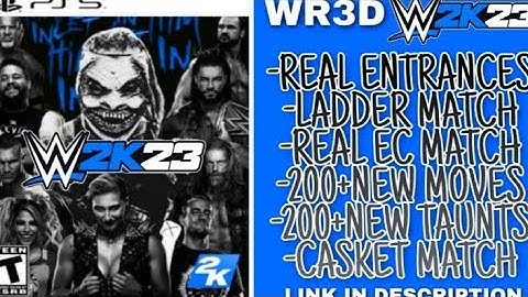 WR3D 2K23 MOD RELEASED! LINK IN DESCRIPTION