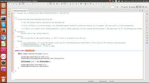 How to display absolute path of java file and class name?