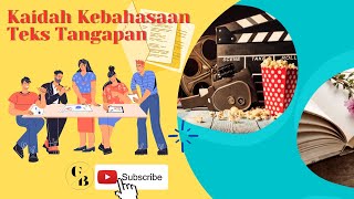 Kaidah kebahasaan teks tanggapan