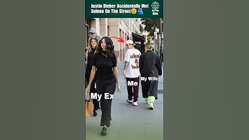 Justin Bieber Accidentally Met Selena On The Street #selenagomez #justinbieber #fyp #foryou #news