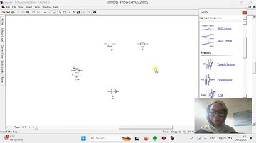 Tugas membuat Rangkaian Sensor Cahaya menggunakan apalikasi LiveWire