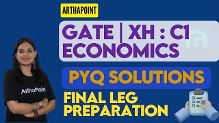 GATE Economics Past Year Solutions | GATE Economics Coaching | IIT Madras MA Economics | MA Eco