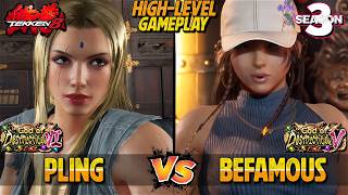 T8 Season 3 – Pling (LIDIA) vs Befamous (MIARY ZO) – High Level Gameplay