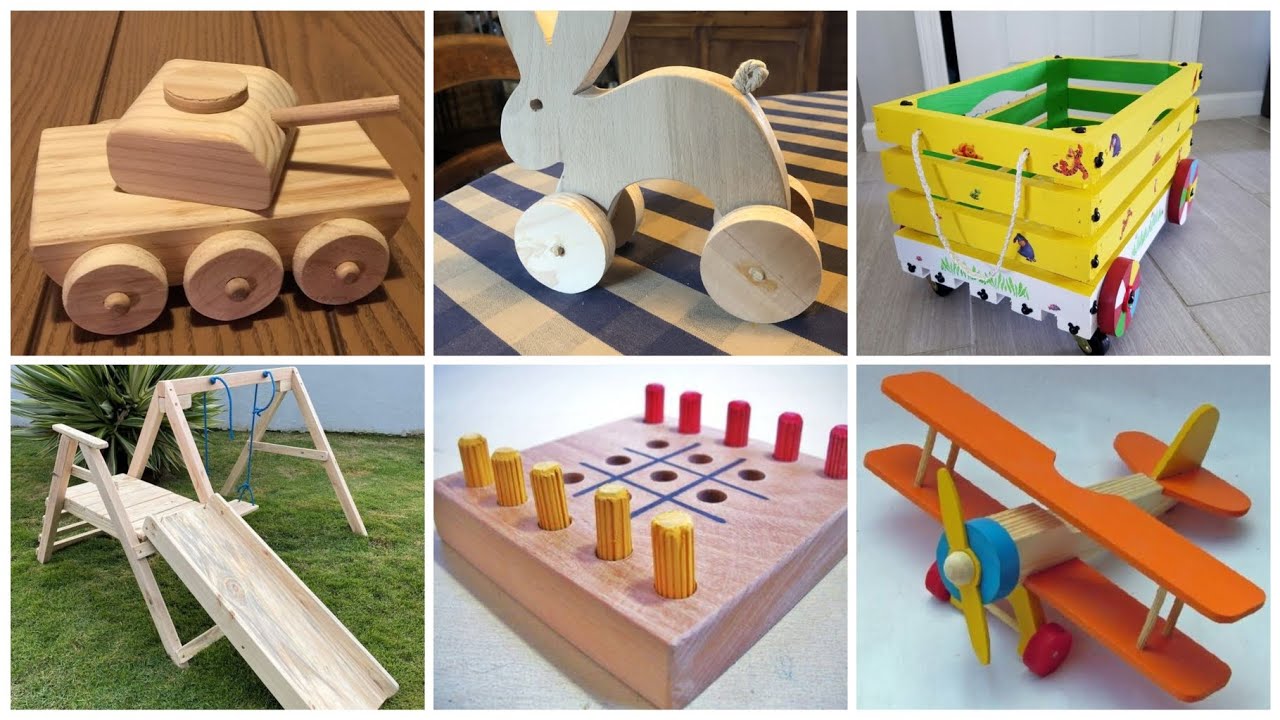 Ideias inspiradoras de BRINQUEDOS DE MADEIRA para fazer e vender! - YouTube