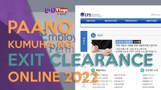 PAANO KUMUHA NG EXIT CLERANCE ONLINE [2022.05.19]