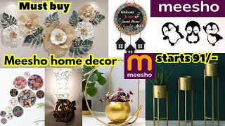 Home decor haul | Meesho home decor haul starts 91 only | Meesho new home decor items #meeshofinds