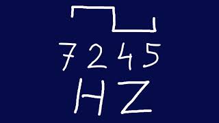 7245 hz square