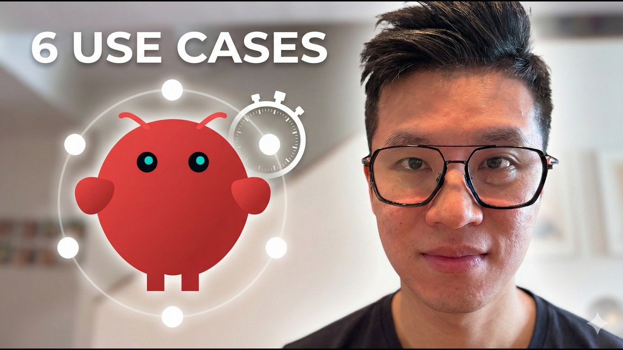 OpenClaw AI automation use cases showing meeting prep, social media, and app development workflows