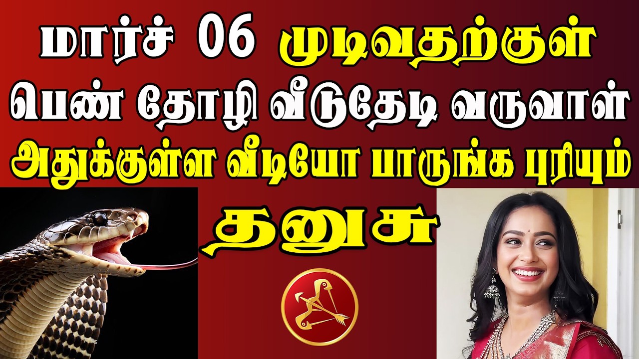 நடக்கப்போவதை தெரிஞ்சுக்கிட்டா 4 நாளைக்கு தூங்கவே மாட்டீங்க  | Dhanusu Rasi | தனுசு ராசி