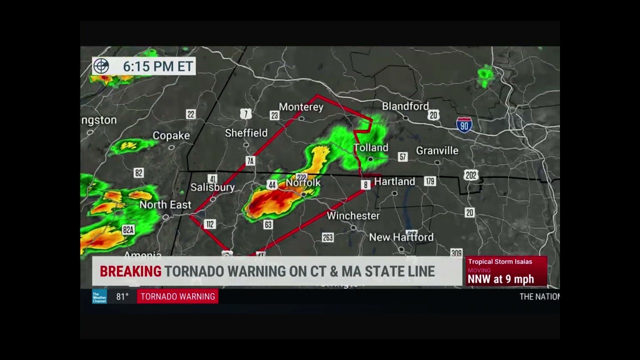 The Weather Channel Severe Weather Alert Beep: Tornado Warning - YouTube